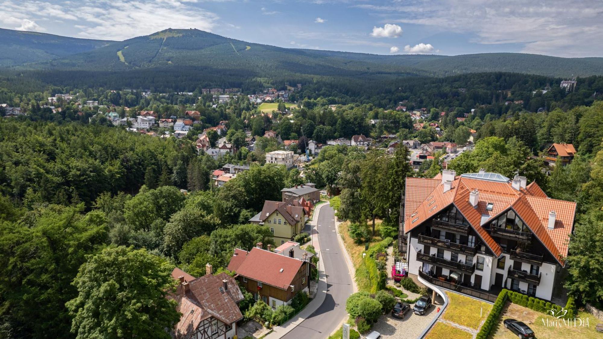 Apartament Panorama Gor - Centrum Miasta Z Widokiem Na Szrenice Szklarska Poreba Luaran gambar